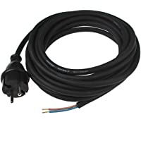 AS Schwabe 70530 - Cable de alimentación de goma (5 m- IP44)- color negro